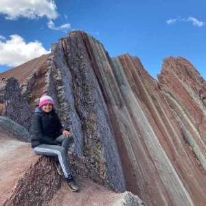 Pallay Punchu – The colorful knife-shaped mountain - A landscape woven by nature in the heights of the southern Andes